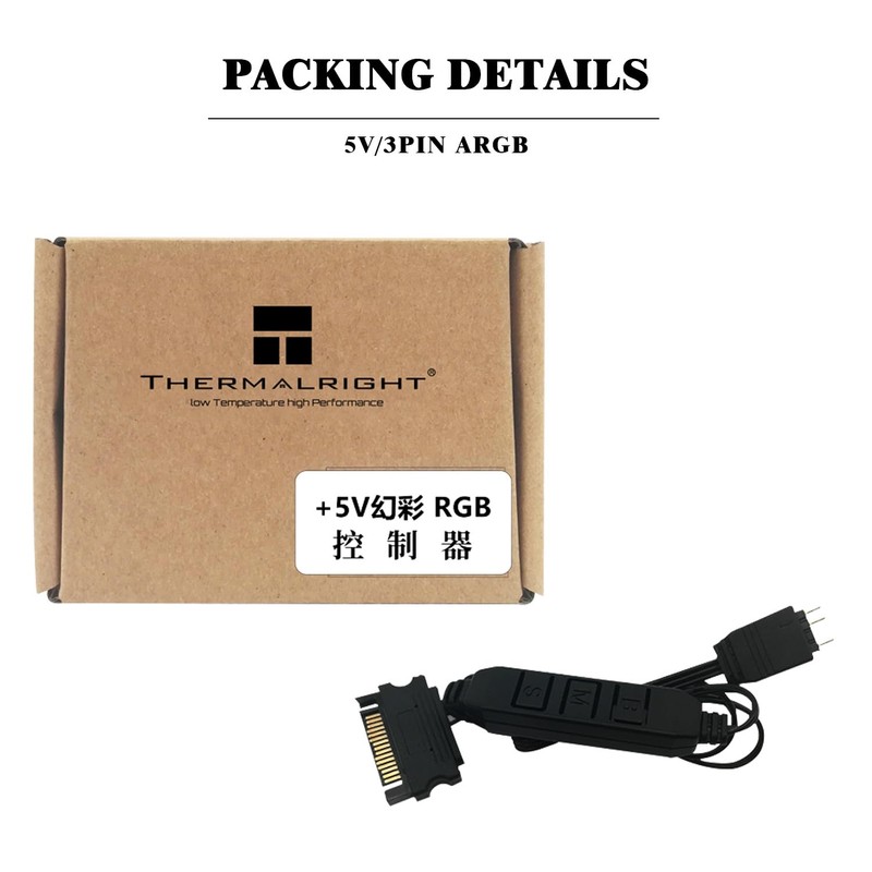 Thermalright 5V 3PIN A-RGB Fan Controller, 5V Lighting Computer Case