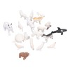Arctic Animal Figurine Set 18pcs Kid Simulated Arctic Hare Reindeer