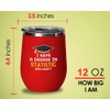 Graduation Red Edition Wine Tumbler 12oz - Deegree In Statistic