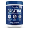 Orgain Creatine Monohydrate Micronized Powder, Unflavored, Supports Muscle Growth, Post
