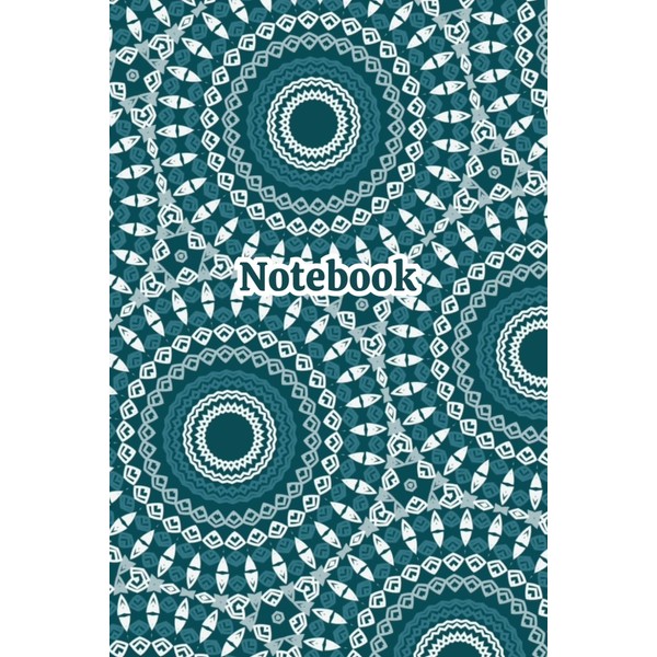 Freeform Crochet Granny Squares Pattern Notebook: Geometric Print Blank Fibre