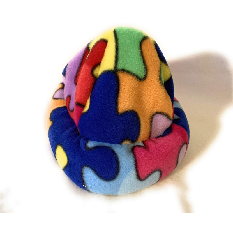 Child weighted hat for compression, heavy therapy hat, washable fleece