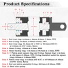 Hydraulic Log Splitter Cylinder Rebuild Seal Kit, Splitter Accessories Replacement,