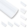 NC40 Ceiling Moulding Polystyrene XPS Stucco Moulding Cornice Strip, White,