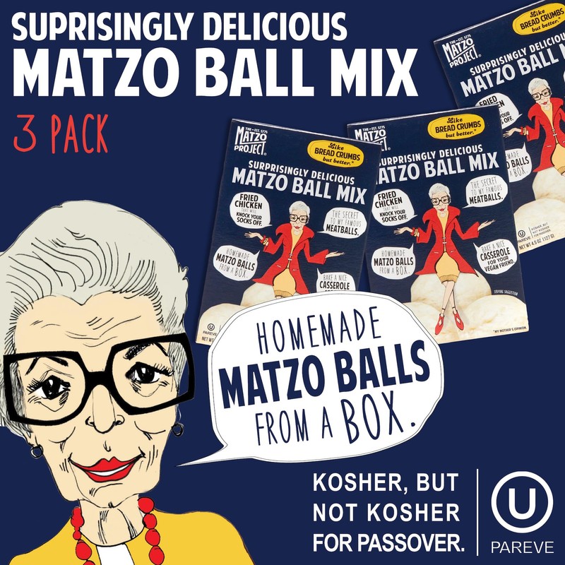 The Matzo Project Matzo Ball Mix, Natural, Vegetarian, No MSG,