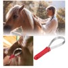 Stainless Steel Animal Equine Sweat Scraper Shedding Blade,Double-Sided Shedding Blade,Horse