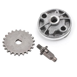 Minho GY6 125cc 150cc Oil Pump Assy in Aluminum Alloy Material includes Gear Sprocket,Fit for 152QMI 157QMJ Chinese Scooter Moped ATV Go Kart