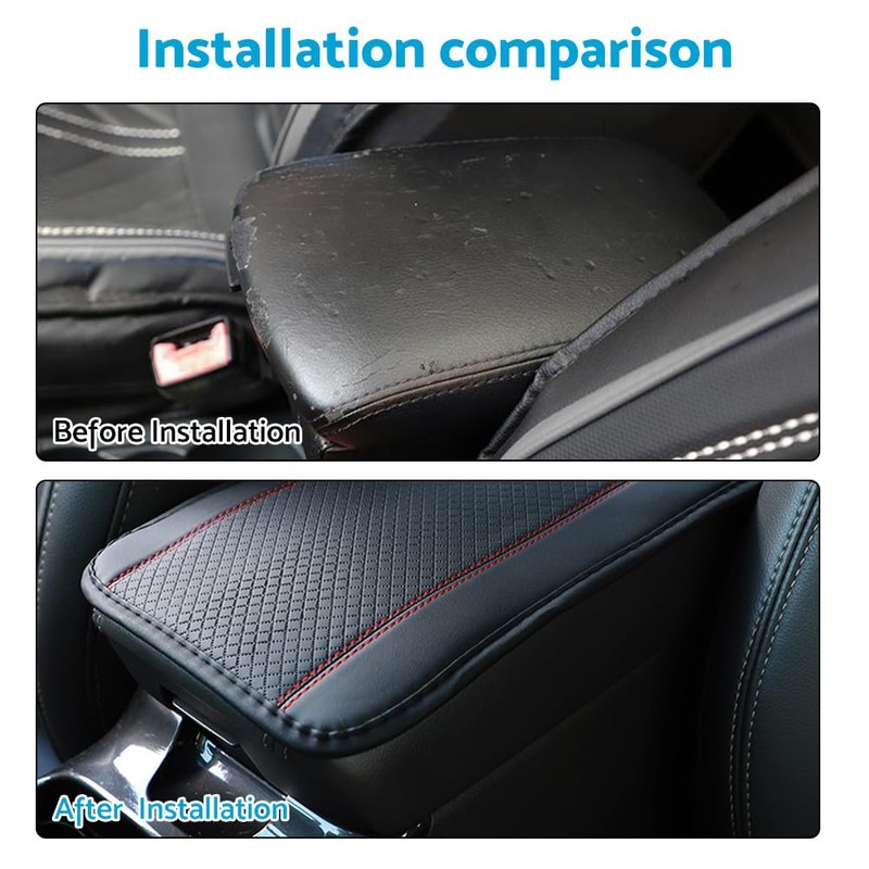 MAX COOL Car Armrest Cushion Cover Center Console Box Pad