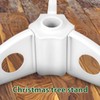 Homoyoyo Folding Christmas Tree Stand,Artificial Xmas Tree Holder Plastic Christmas