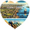 Yorktown Virginia Travel Souvenir Destination Die Cut Heart Shaped Fridge