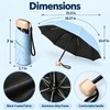 Mini 5-Fold Pocket Umbrella, Compact UV Protection Sun & Rain