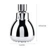 Biitfuu Rain Shower Head ABS + Cover Flow Rate 2.0