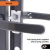JCP PRO uPVC Door Handle Pair Set Sprung 92 PZ