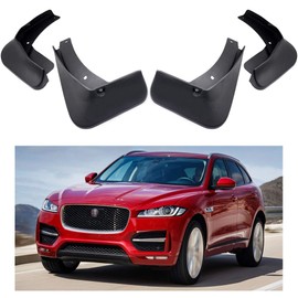 MOERTIFEI Car Mudguard Fender Mud Flaps Splash Guards Compatible with 2017-2024 Jaguar F-Pace (No SVR Models)