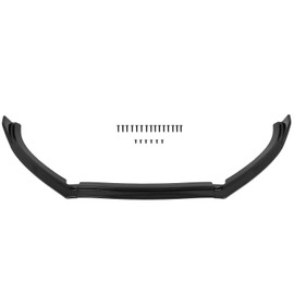 SCITOO Plastic Front Lip Spoiler Fits for 2012-2014 for Volkswagen for Jetta Glossy Black Front Bumper Lip