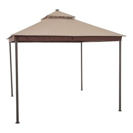 Garden Winds Sonoma 2014 Solar Gazebo Replacement Canopy Top Cover - RipLock 350