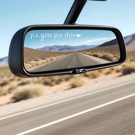 4 x You Got This Rearview Mirror Decal,Car Decal For Women,Rear View Mirror Sticker,Car Window Decal,Vanity Mirror Decal,Affirmation Sticker,Water Bottle Sticker,Car Mirror Sticker,Tumblers Sticker
