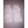 Unbranded Knitted Doll Orlon Booties. Approximately 3 1/2” Wide X