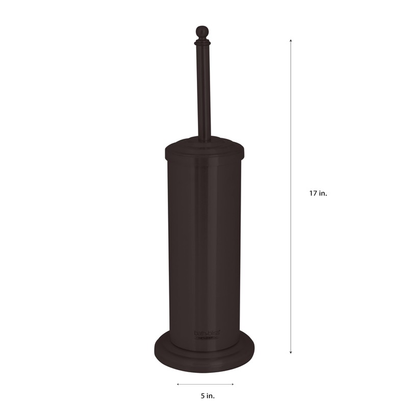 Bath Bliss Bathroom Accessories 3 Piece Trash Can, Plunger &