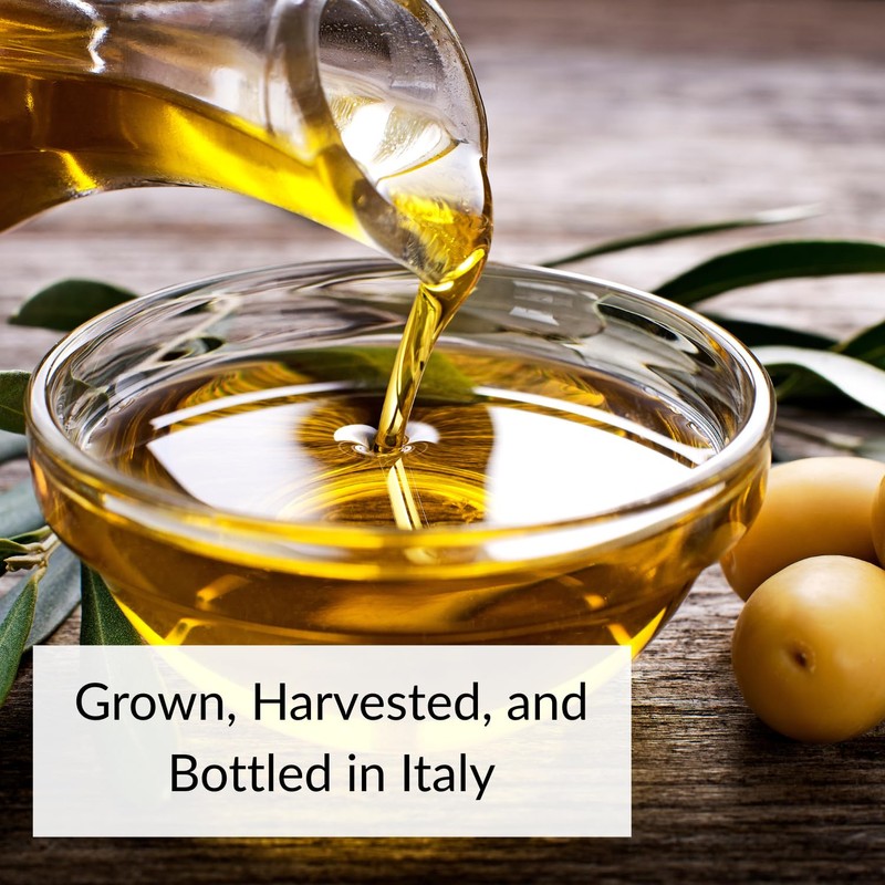 DeLallo Organic Extra Virgin Olive Oil, Imported from Italy, Gourmet