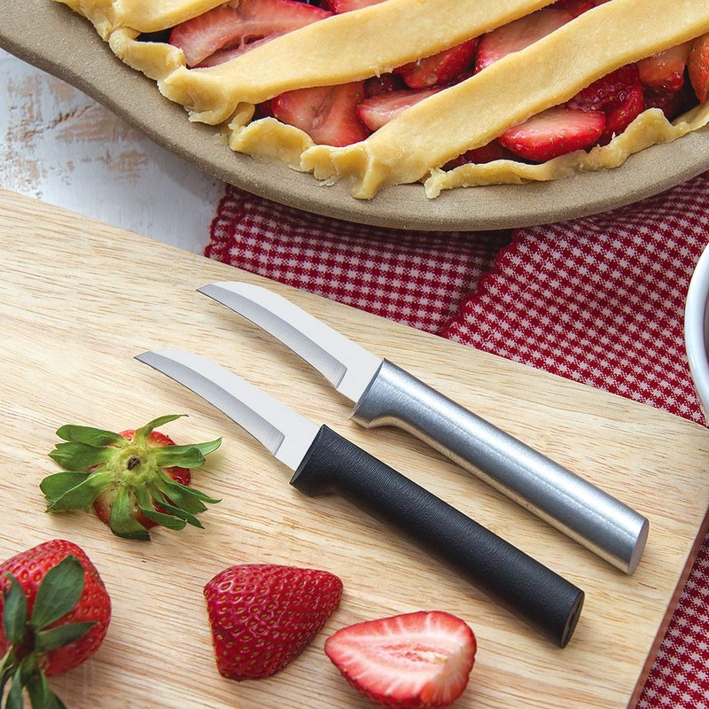 RADA Cutlery Granny Paring Knife, Silver Handle, Pack of 2