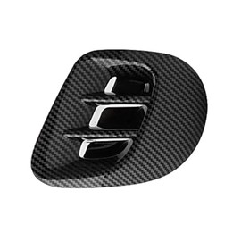 Rear Fender Side Vent Trim-Fender Side Air Vent Cover Trim,Rear Wing Fender Side Air Vent Cover Trims Replacement for Smart Fortwo/Forfour 453 2015-2021(Carbon pattern)