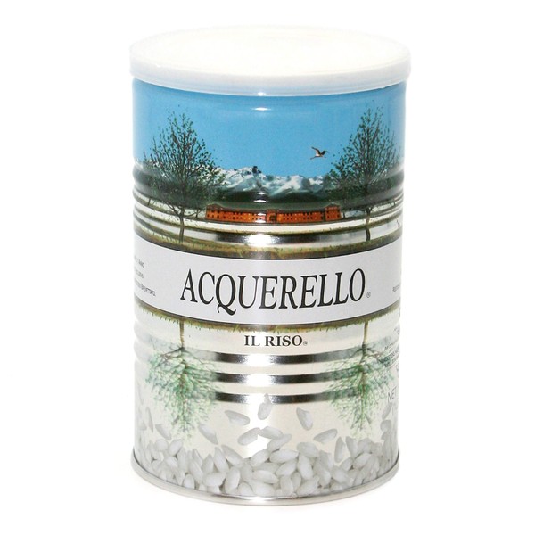 Acquerello Italian Carnaroli Aged Risotto Rice, 17.6 Ounce Tin