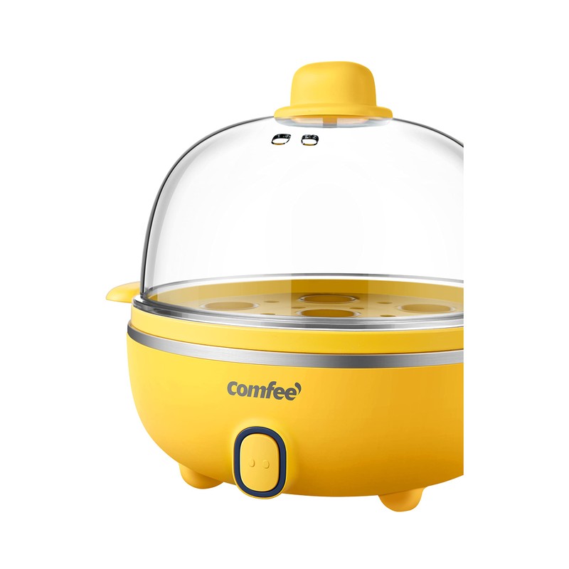 Comfee' Cuociuova MZ-ZG16E101A2, 7 Uova, Capacità 0.3L, Giallo