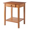 Winsome Studio End Table / Printer Stand, with Drawer, for