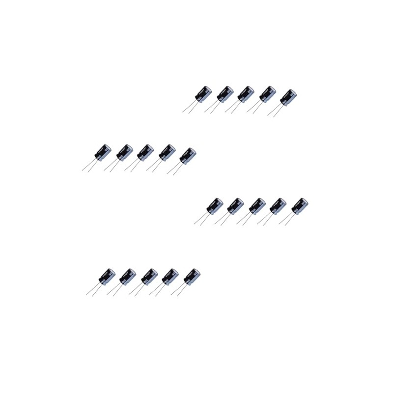 AHELECTRO Electrolytic Capacitor 100µF 100mf 10V Pack of 20