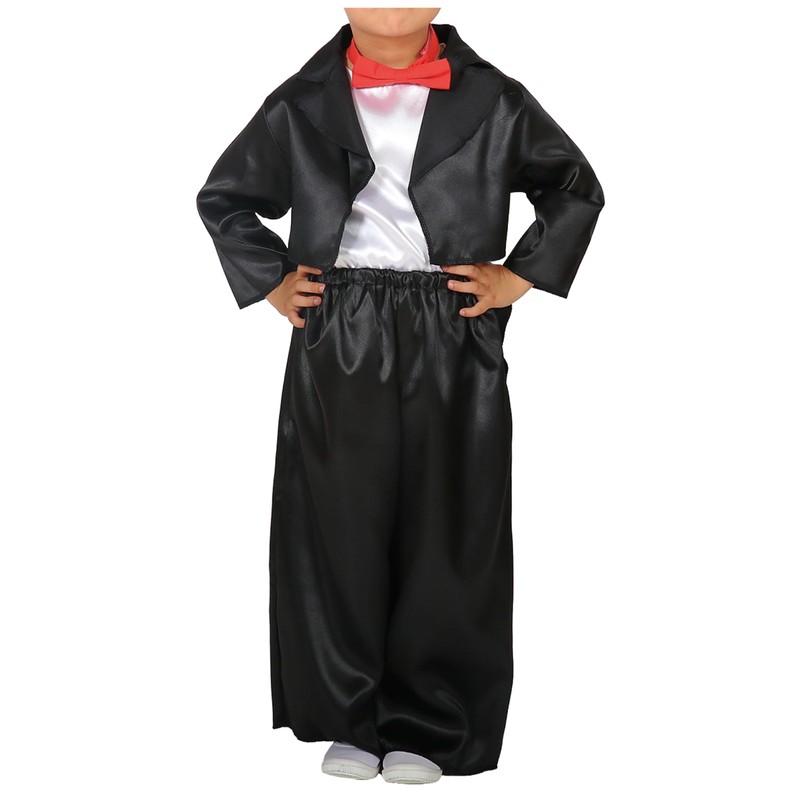 Artec 15099 Soft Satin Jacket, Black, Costume, Cosplay, Recitals, Play
