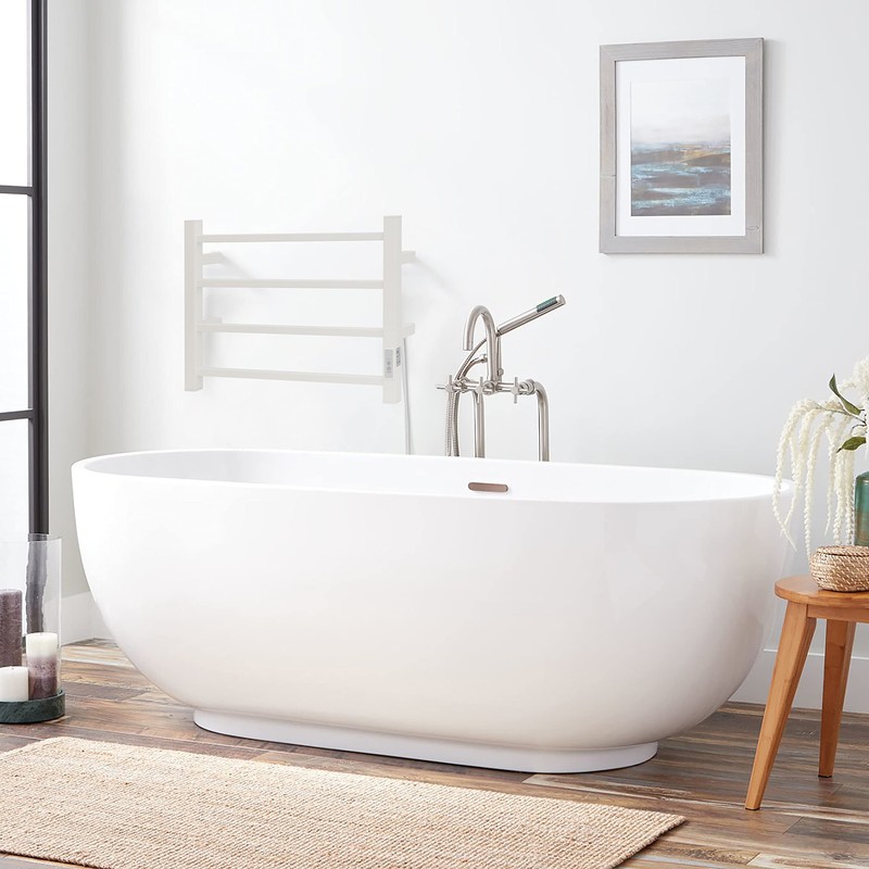 KEG Towel Warmer 4 Bars for Bathroom Wall Mounted Bath
