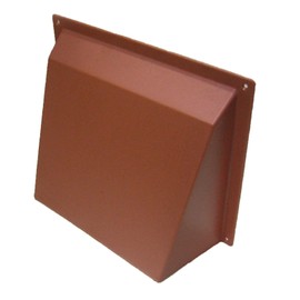 Terracotta Hooded Cowl 9" x 9" Vent Cover for Air Bricks Grilles Extractors