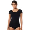 Capezio Classic Women's Short Sleeve Leotard, Black, Large