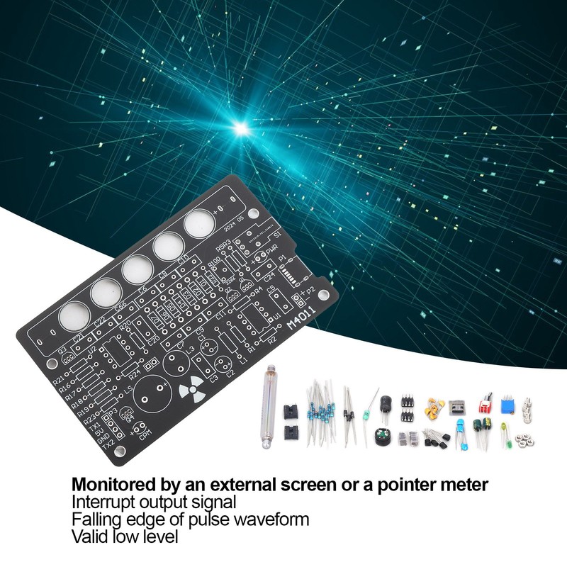 DIY Geiger Counter Parts Kit Nuclear Radiation Detector Module Unassembled