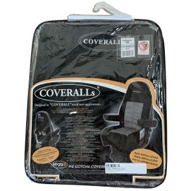 Seats Inc. Coveralls-Mid Back Black/Black (182704XN1161), Gray, 188900MW65