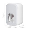 MAGT Automatic Toothpaste Dispenser, Punch Free Wall Mounted Automatic Toothpaste