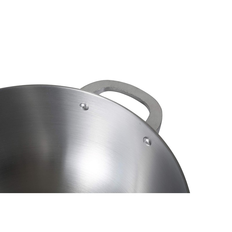Kitchen Sense Heavy Gauge Polished Aluminum Caldero Dutch Oven Cauldron