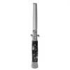 1PC Stainless Steel Switchblade Spring Pocket Oil Hair Comb Foldable