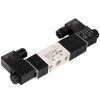 DC 12V BSP 1/4 Normally Closed 3 Position 5 Way