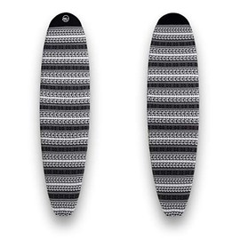 M21 Surf Premium Surfboard Sock for Shortboards/Hybrid Fishes/Grovelers/Funboards/Mid Length Board/Longboards / 100% Soft Anti-Pilling Acrylic (8'0", Mid-Length/Longboard (Grey))