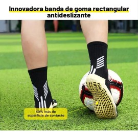12 Par Calcetin Media Fútbol Antideslizantes Niño Adulto