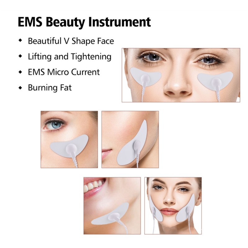 Electric Face Massage Patch 4 Modes Strength Speed Adjust Microcurrent