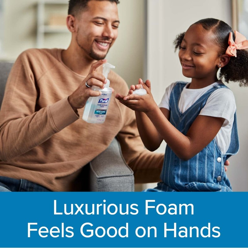Purell Advanced Hand Sanitizer 2in1 Moisturizing Foam, Naturally Fragranced with