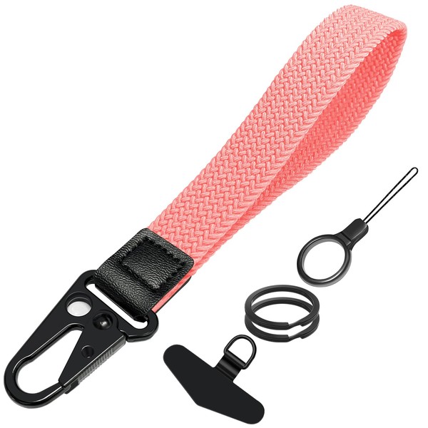 BuitBoll Key Chain, Stretchy Wristlet Strap for Keys Wrist Lanyard