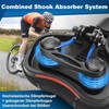 toptrek Bicycle Saddle Comfortable Soft Memory Foam Ergonomic Shock Absorbing