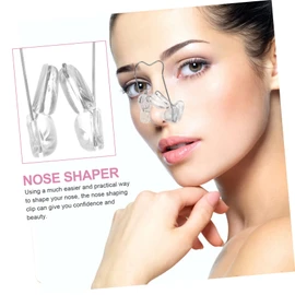 Baluue 2pcs Nose Lifter Tool Ergonomic Beauty Nose Shaping Clip for Lifting and Straightening for Confident Appearance for Daily Use