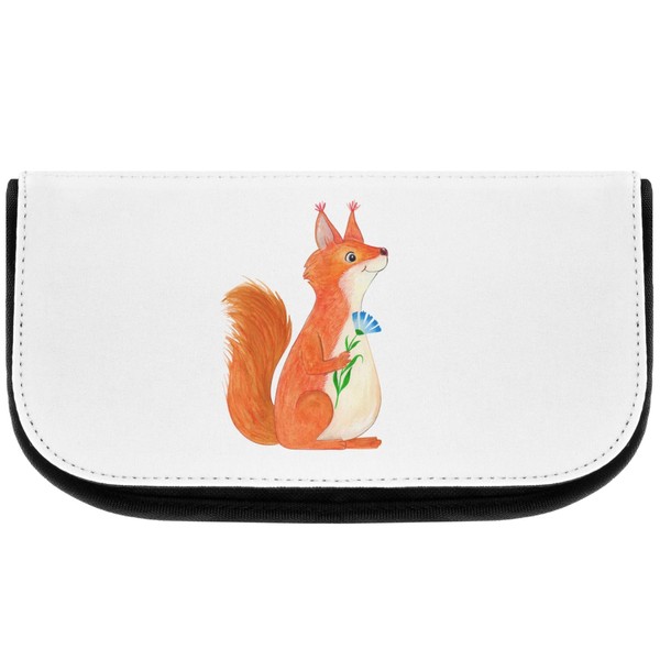 Ways Cosmetic Bag Squirrel With Flower OT