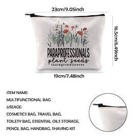 WCGXKO Paraprofessional Gift para Appreciation Gift Paraeducator Gift Thank You Gift for Paraprofessional (Grow Forever CA)