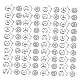 VILLFUL Pack Alloy Clock Gear Decorations for DIY Necklace Bracelet Charm Pendant Set Random Style